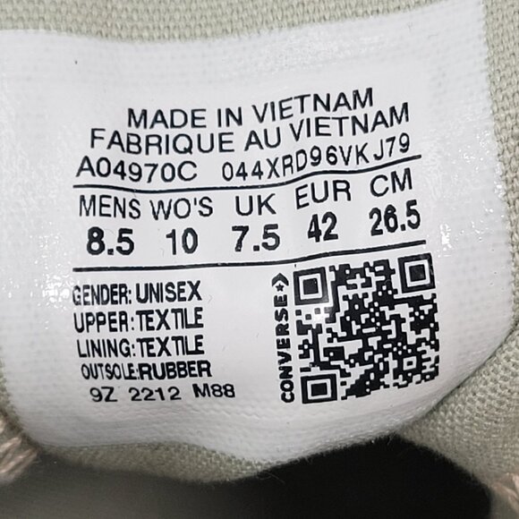 Converse Chuck Taylor All Star 70 AT-CX High Top Unisex Sneaker US Size WO'S 10 - Picture 9 of 9